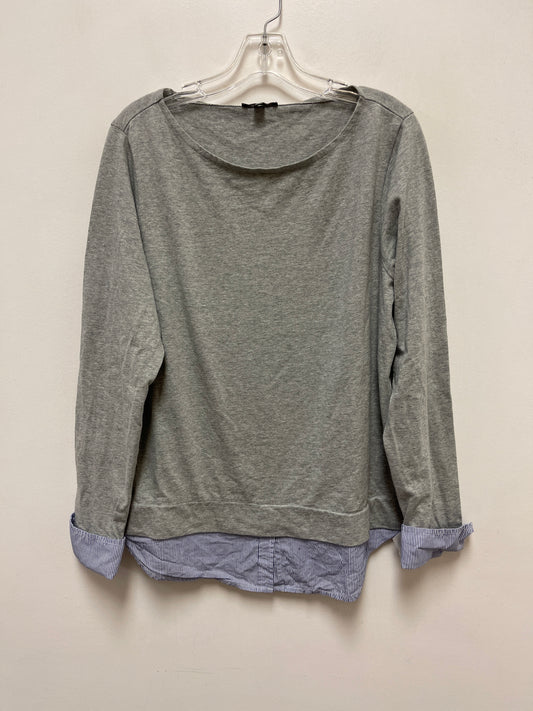 Top Long Sleeve By J. Crew In Grey, Size: L