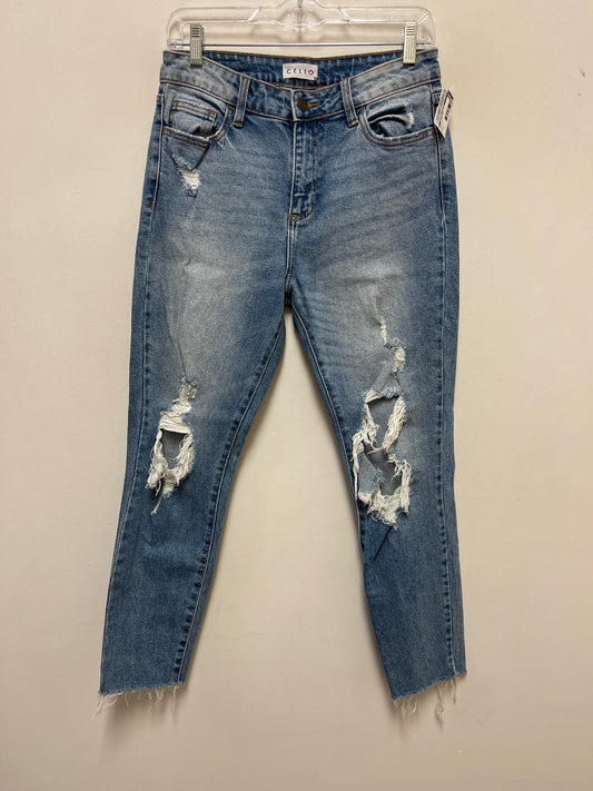 Jeans Straight By Clothes Mentor In Blue Denim, Size: 4