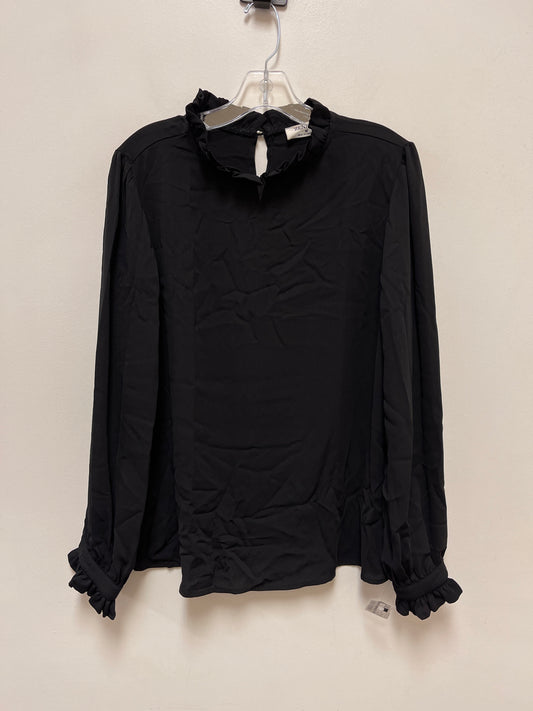 Top Long Sleeve By Zenana Outfitters In Black, Size: M