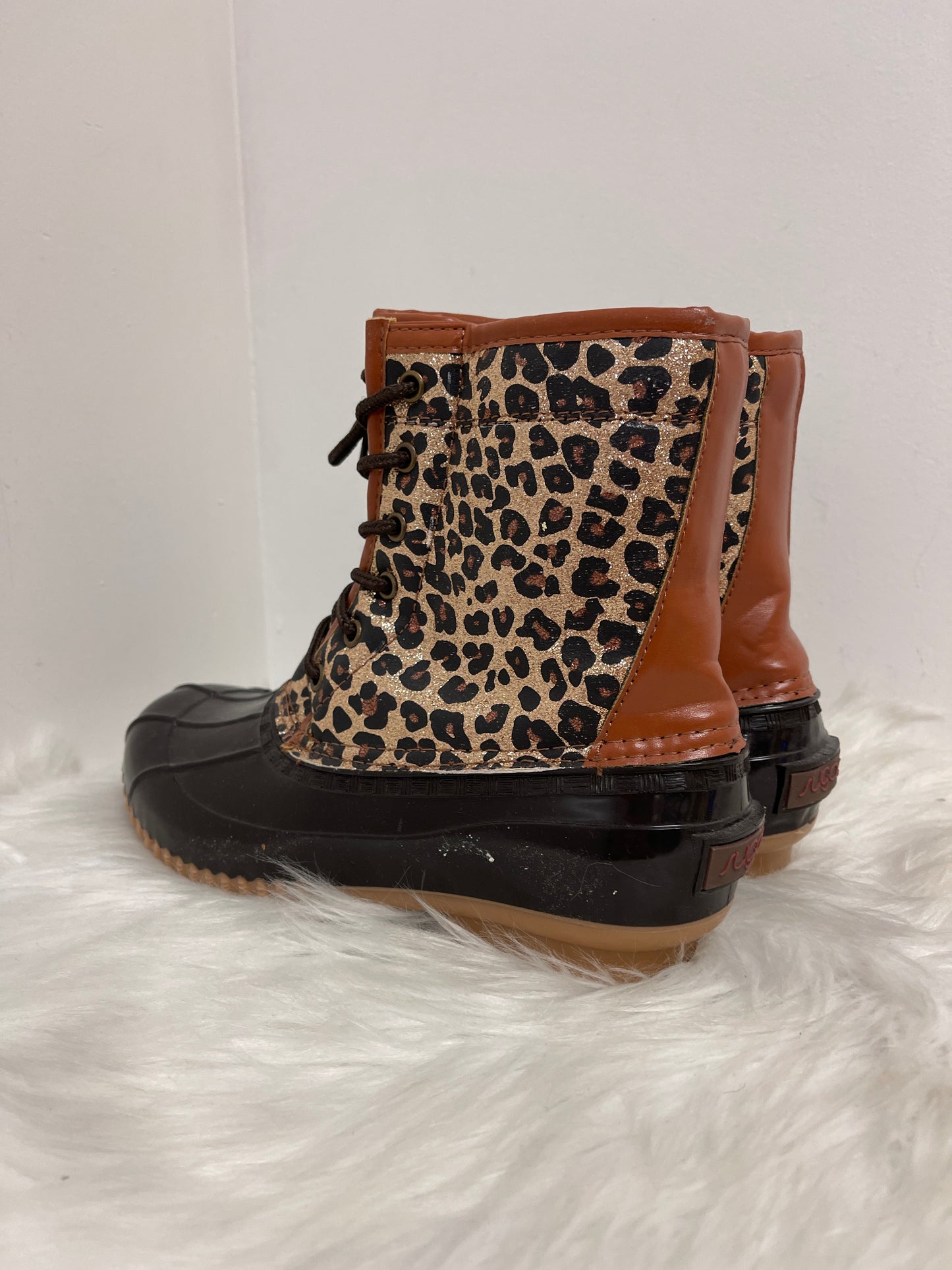 Boots Rain By Sugar In Animal Print, Size: 8