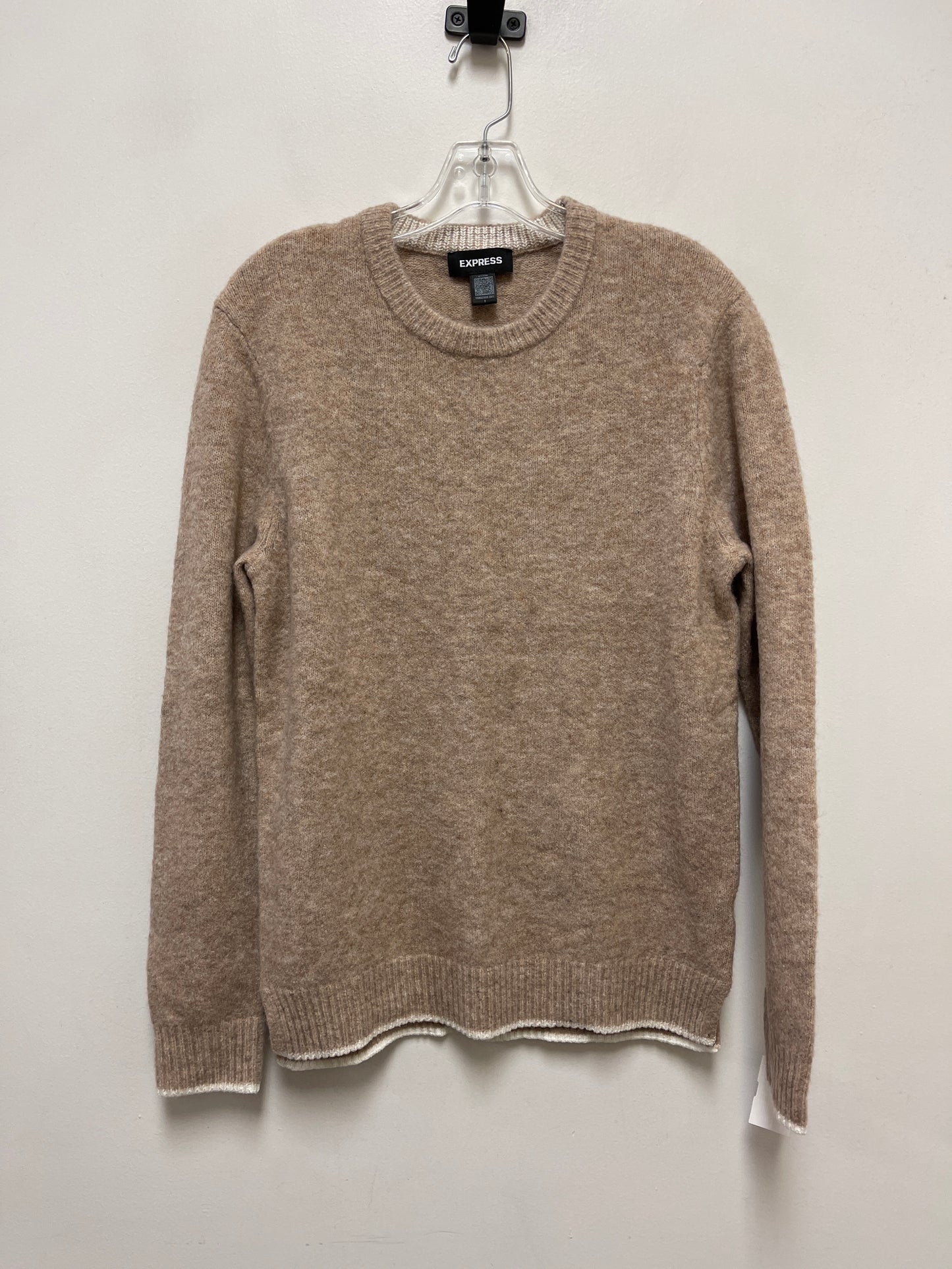 Sweater By Express In Cream, Size: S