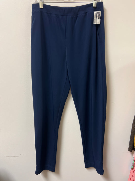 Pants Leggings By Susan Graver In Navy, Size: 4