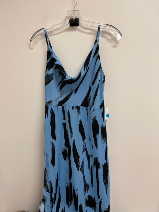 Dress Casual Maxi By Forever 21 In Black & Blue, Size: M