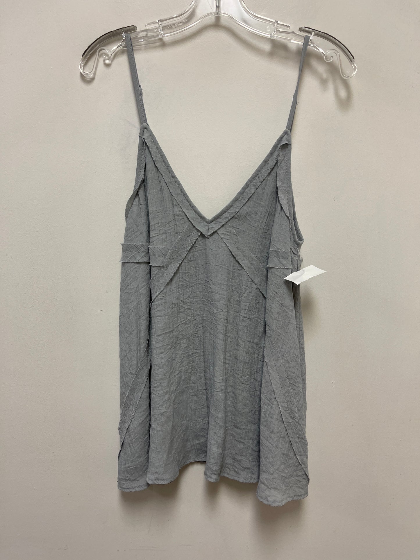 Top Sleeveless By Wishlist In Grey, Size: L