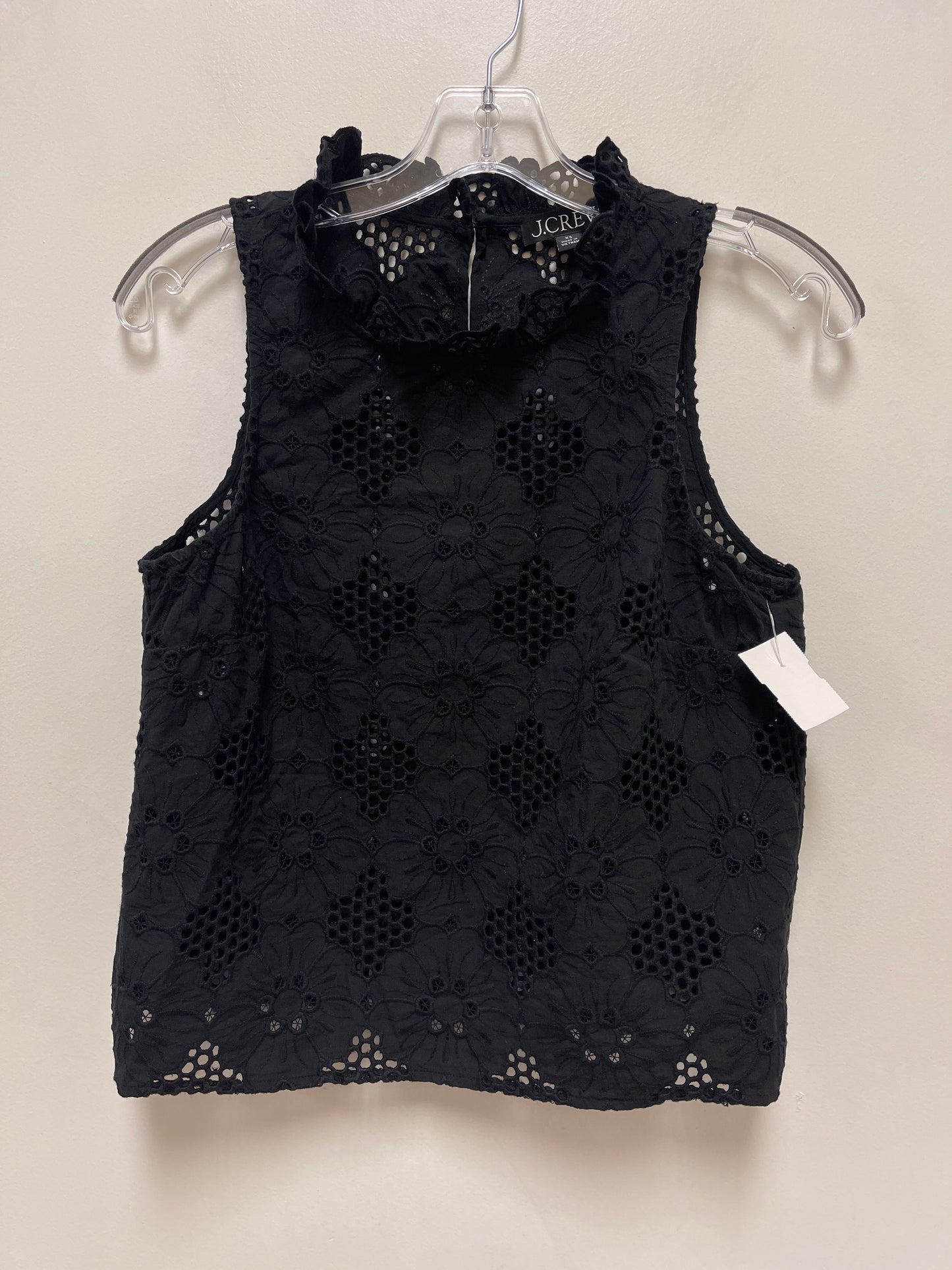 Top Sleeveless By J. Crew In Black, Size: Xs