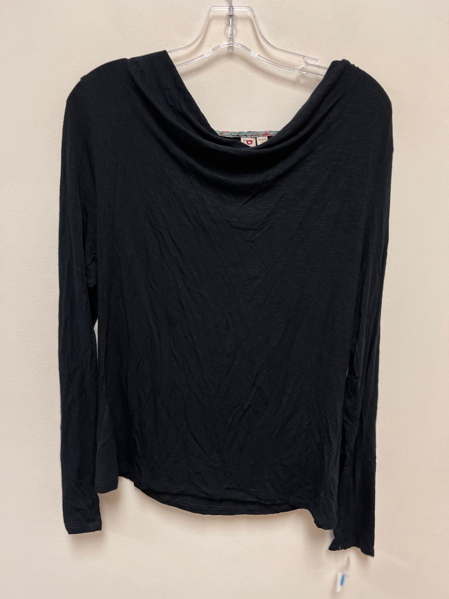 Top Long Sleeve By Dolan Left Coast In Black, Size: S