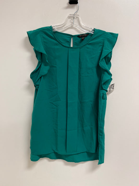 Top Short Sleeve By Banana Republic In Green, Size: M