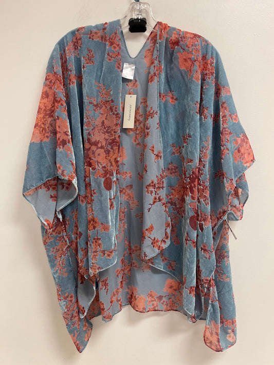 Kimono By Francesca's In Blue & Pink, Size: Osfm