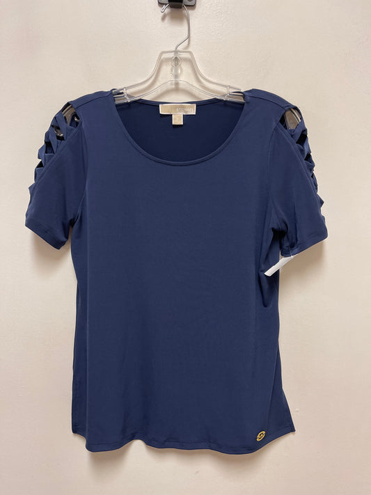 Top Short Sleeve By Michael By Michael Kors In Navy, Size: S