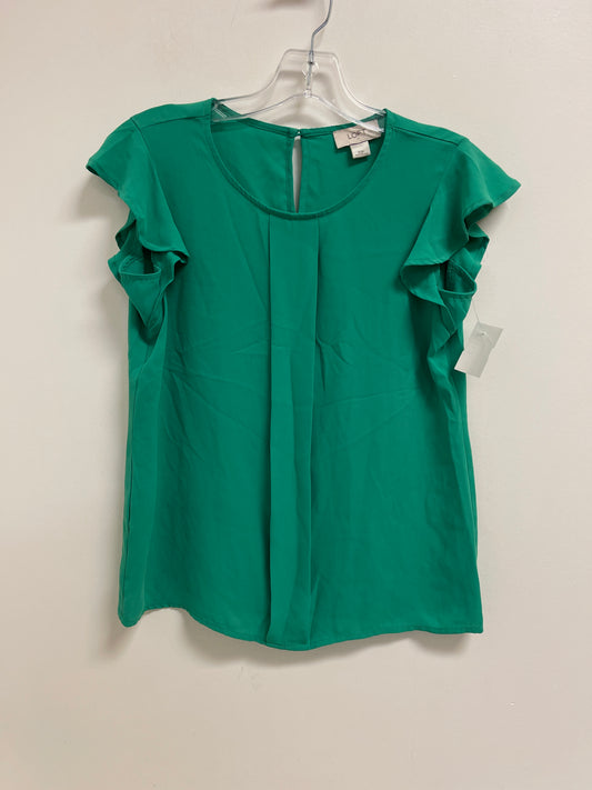 Top Short Sleeve By Loft In Green, Size: Xs