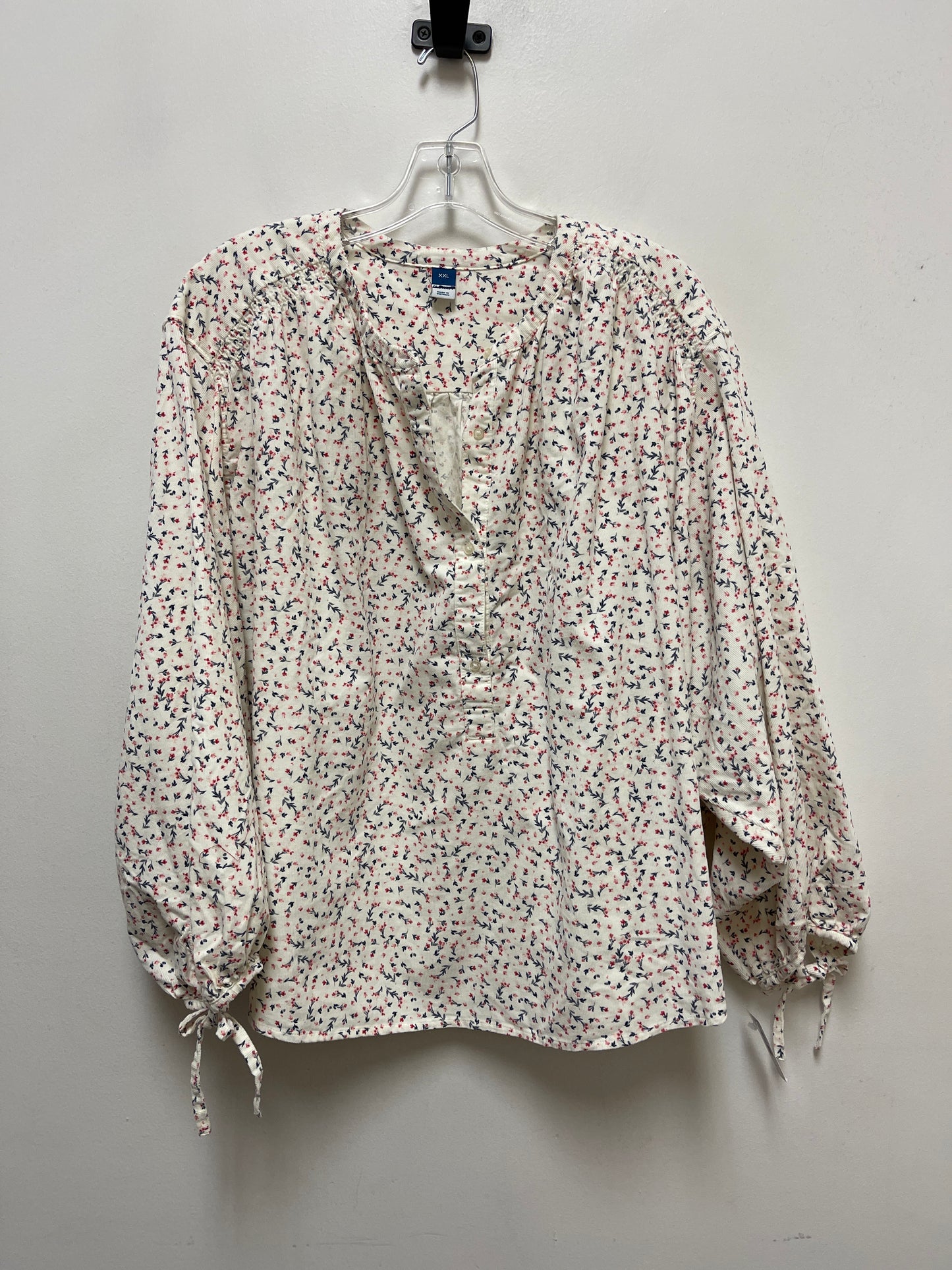 Top Long Sleeve By Old Navy In Floral Print, Size: 2x