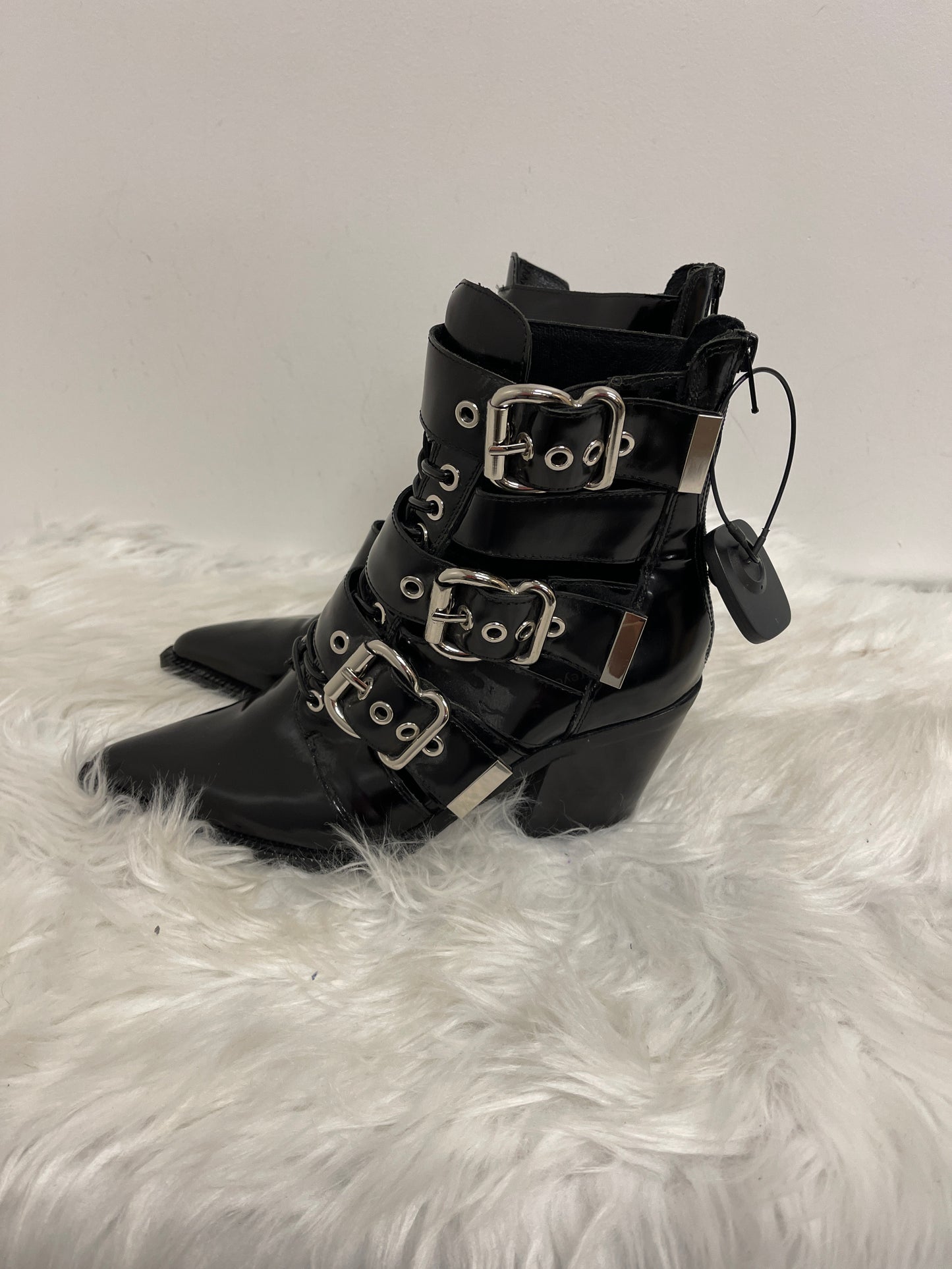 Boots Ankle Heels By Jeffery Campbell In Black, Size: 8.5