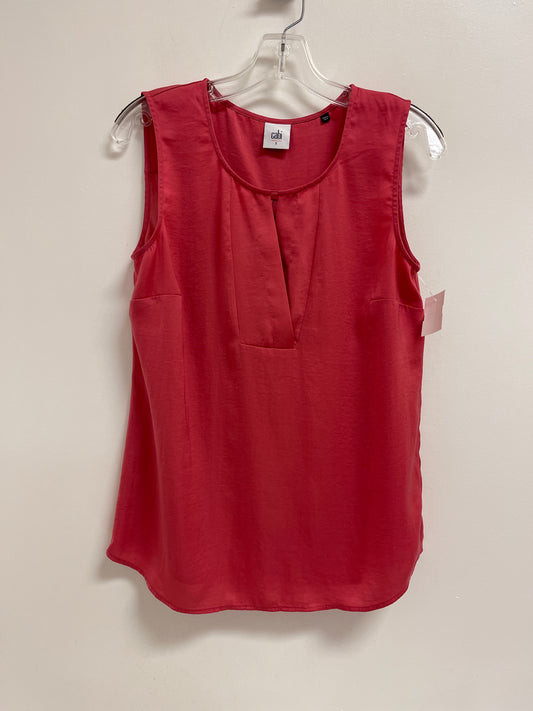 Top Sleeveless By Cabi In Pink, Size: S