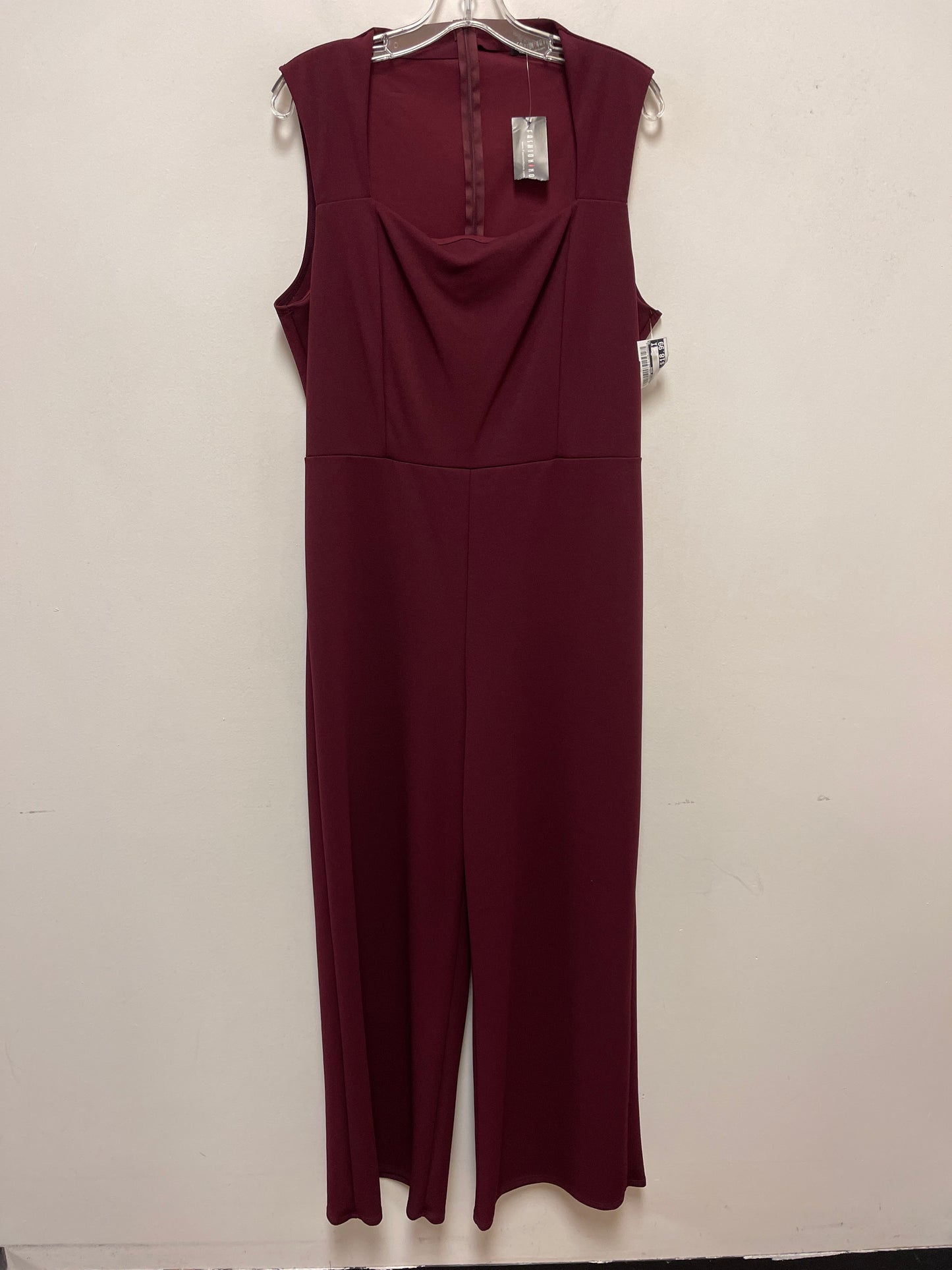 Jumpsuit By Fashion Nova In Red, Size: 3x