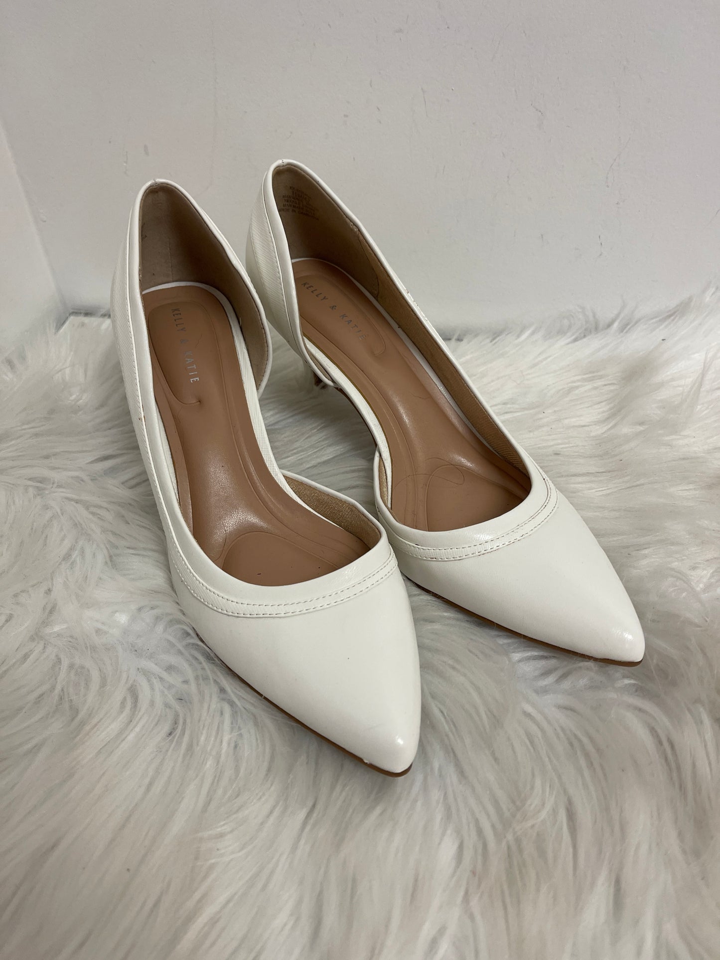 Shoes Heels Stiletto By Kelly And Katie In White, Size: 10