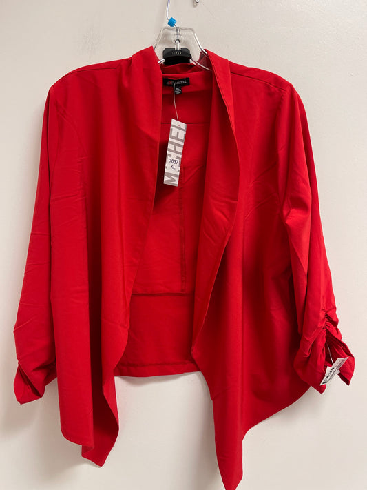 Blazer By Clothes Mentor In Red, Size: Xl