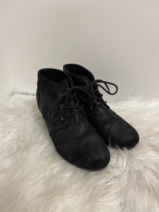 Boots Ankle Heels By Bobs In Black, Size: 9.5