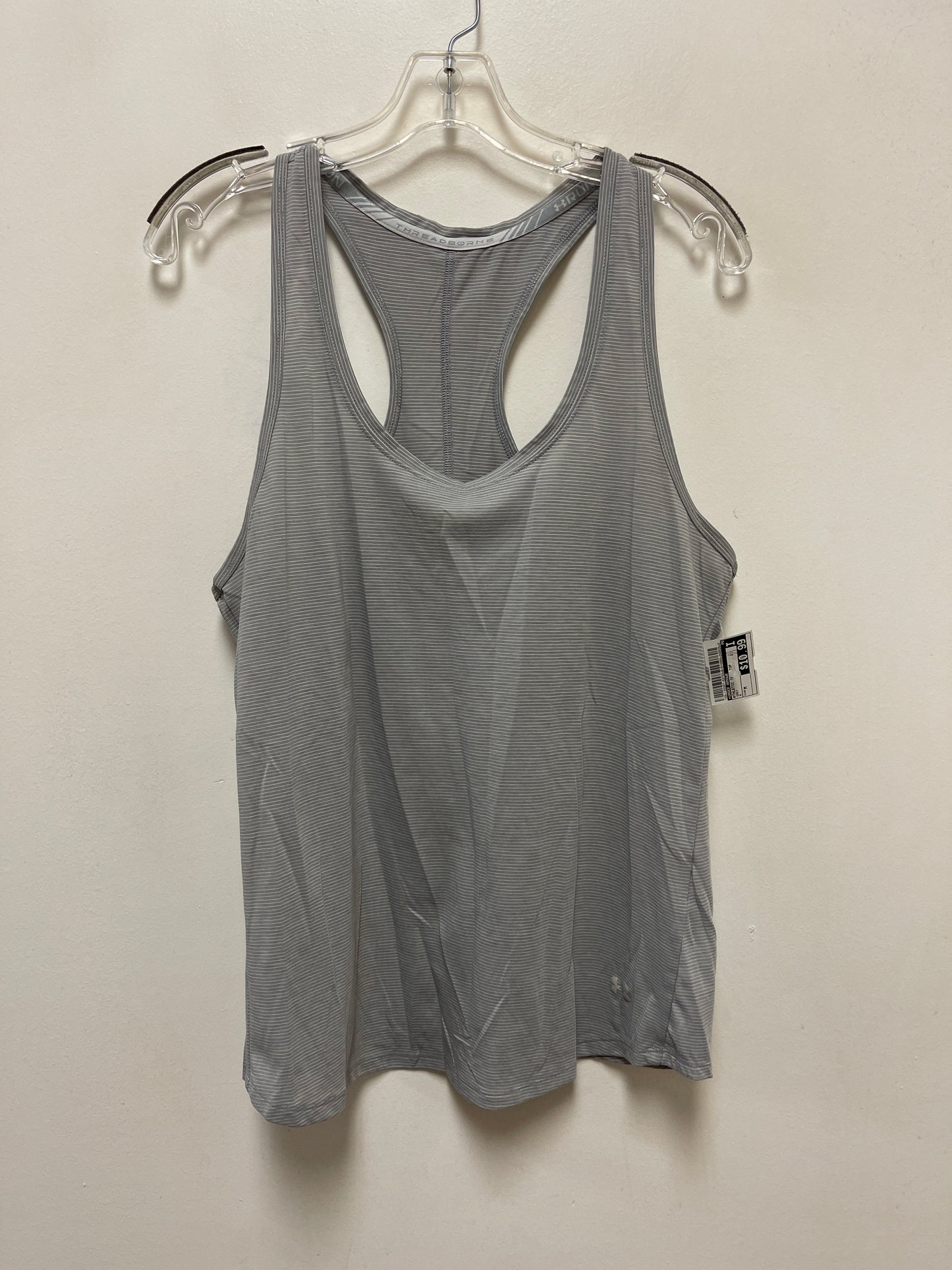 Athletic Tank Top By Under Armour In Grey, Size: M