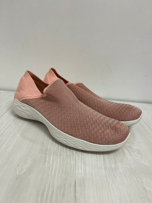 Shoes Flats By Skechers In Pink, Size: 10