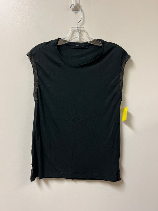 Top Sleeveless By All Saints In Black, Size: Xs