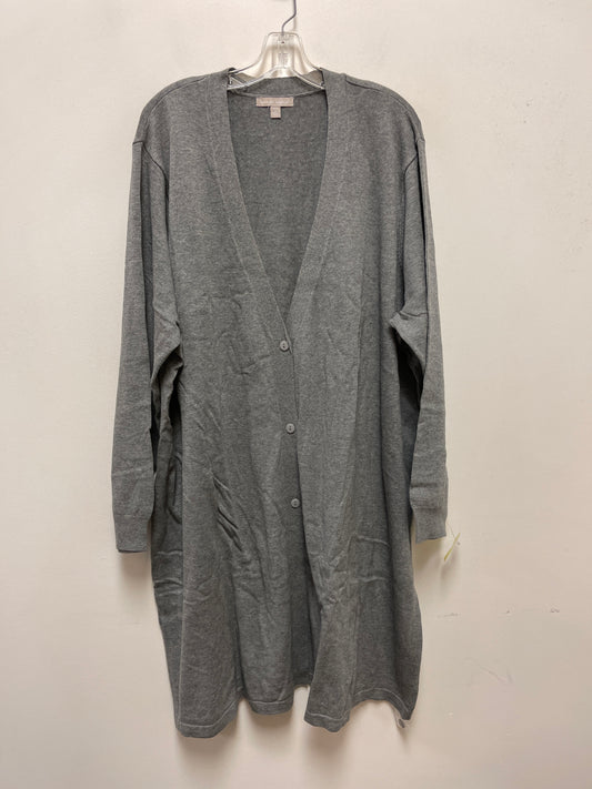 Cardigan By Woman Within In Grey, Size: 3x