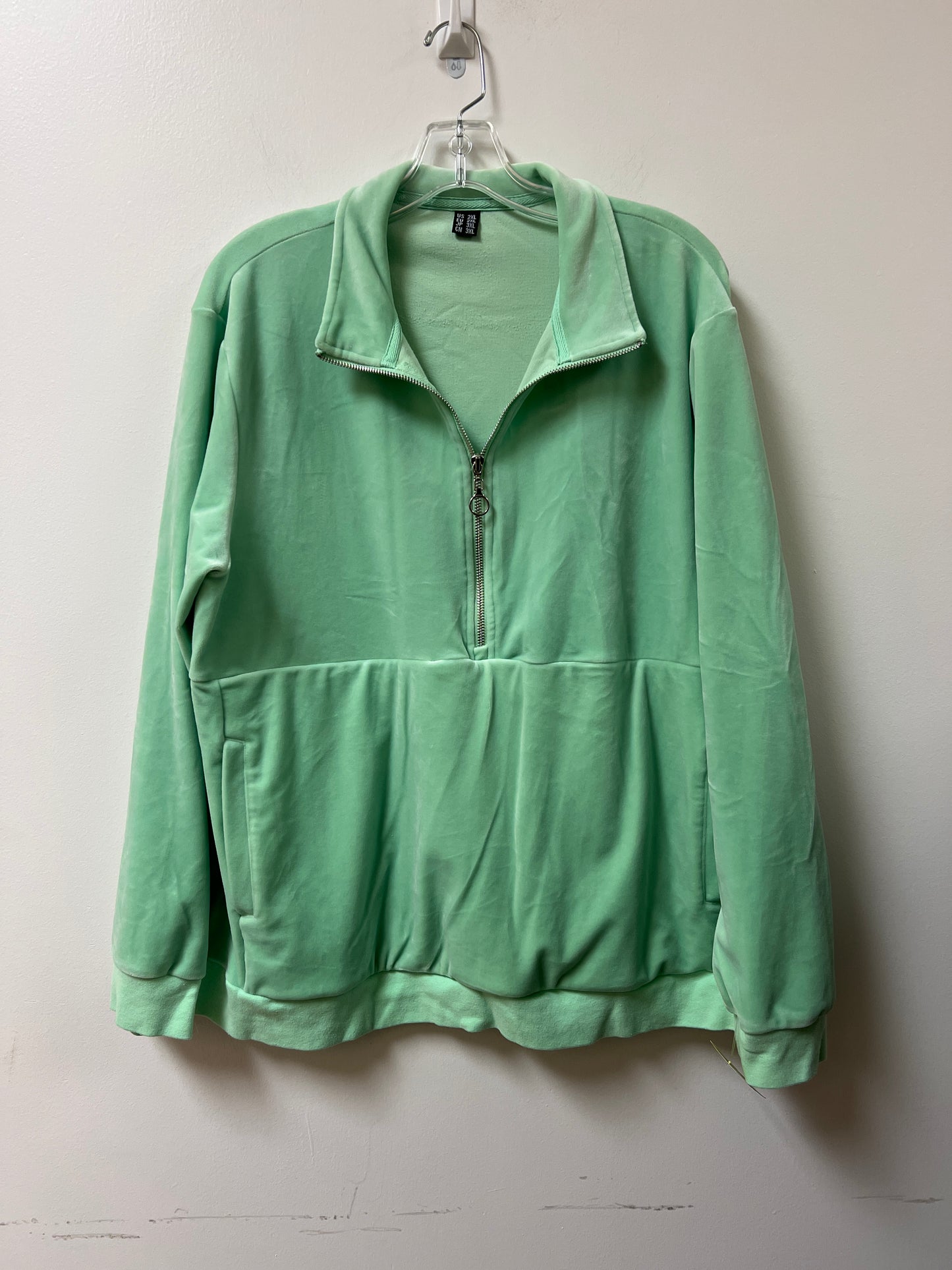 Jacket Other By Clothes Mentor In Green, Size: 2x