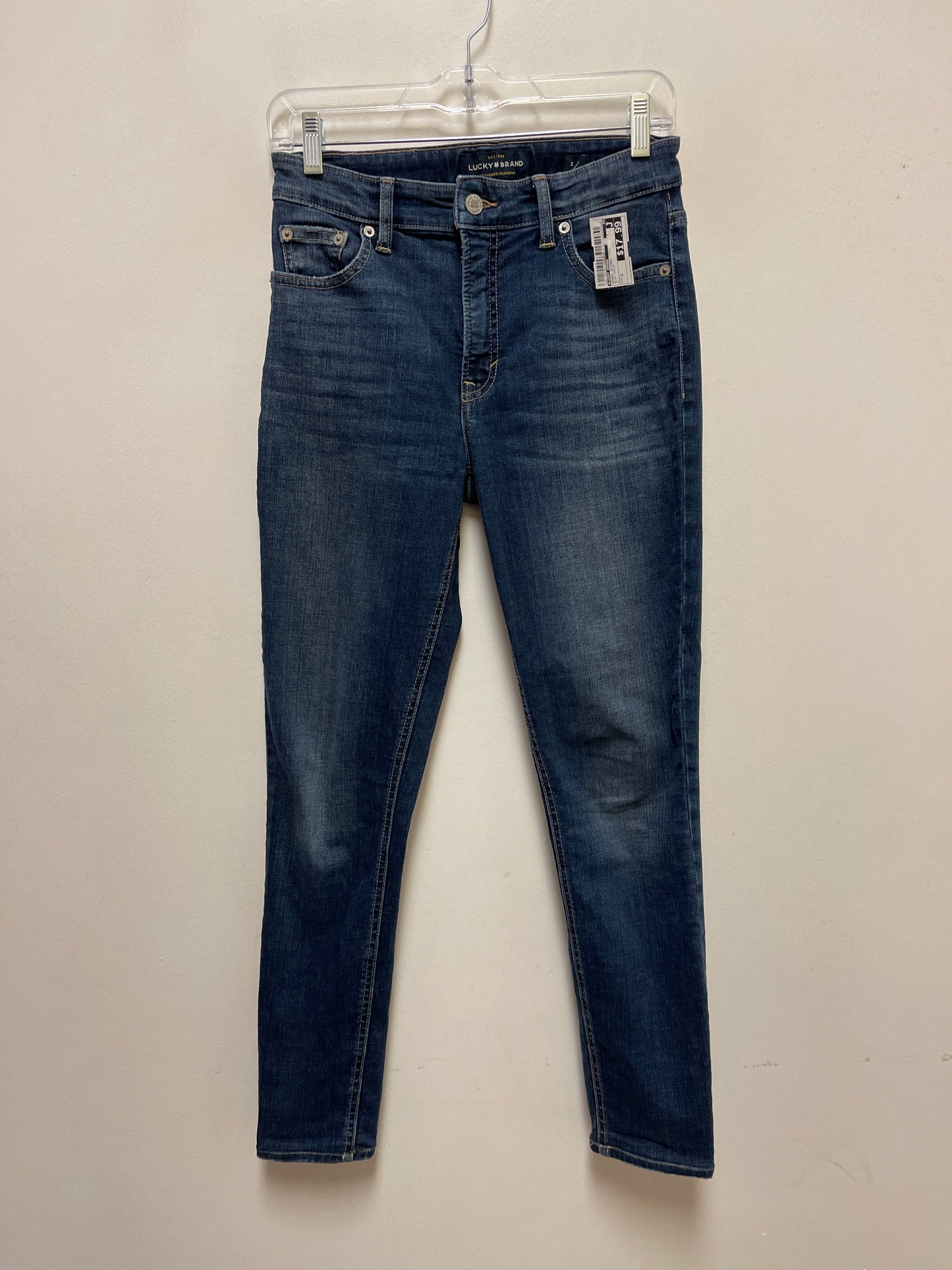 Jeans Skinny By Lucky Brand In Blue Denim, Size: 2