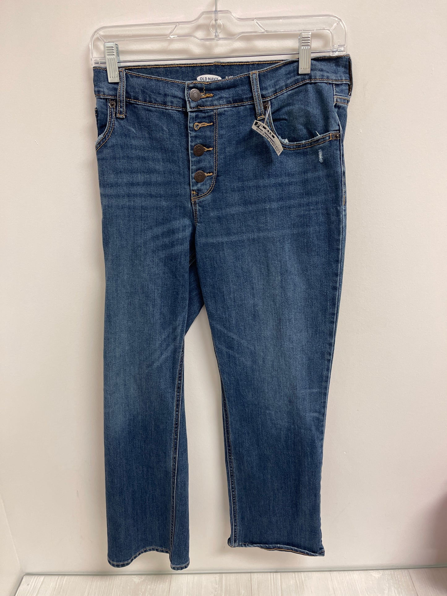 Jeans Straight By Old Navy In Blue Denim, Size: 8