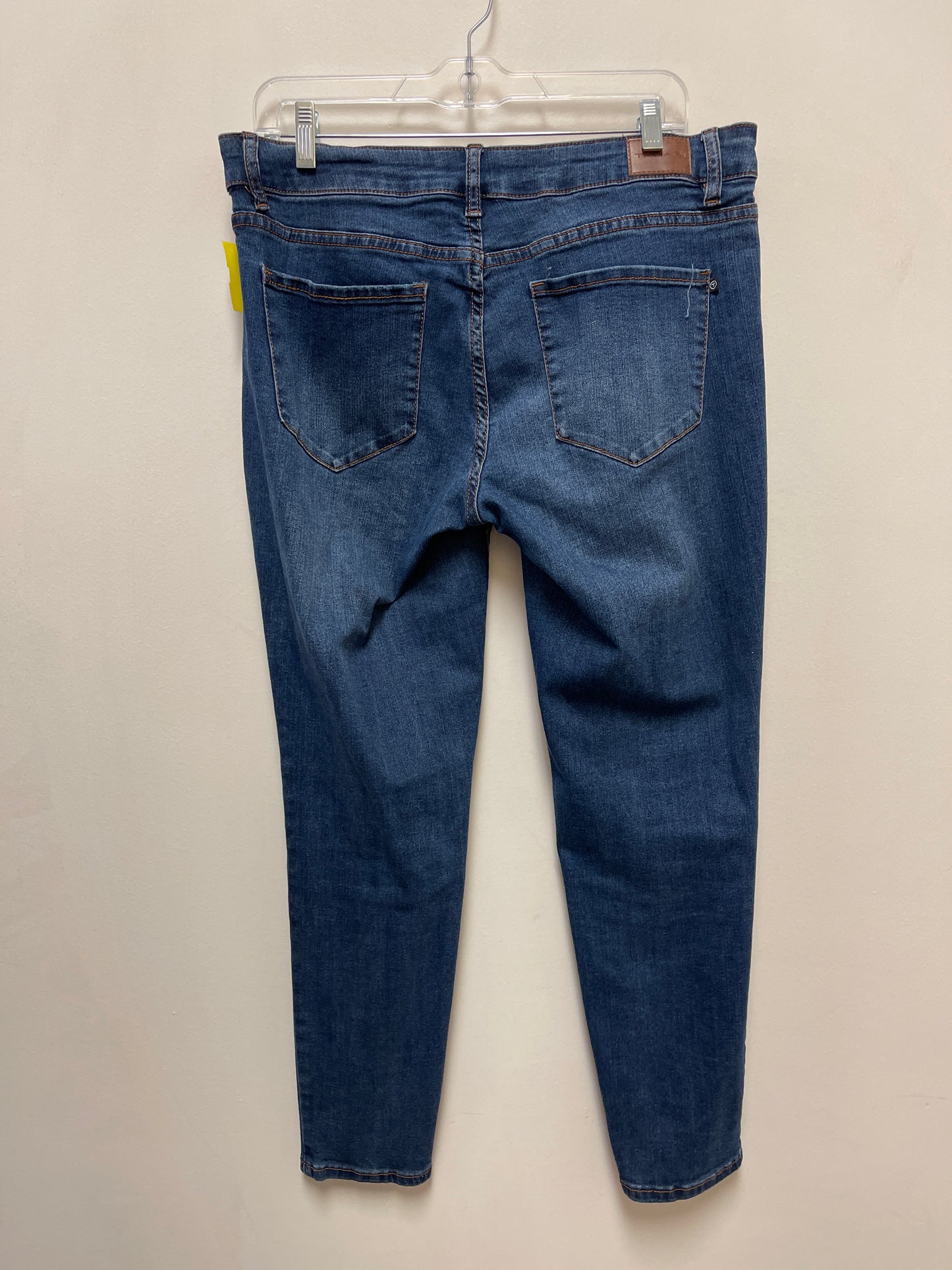 Jeans Skinny By Tahari By Arthur Levine In Blue Denim, Size: 12