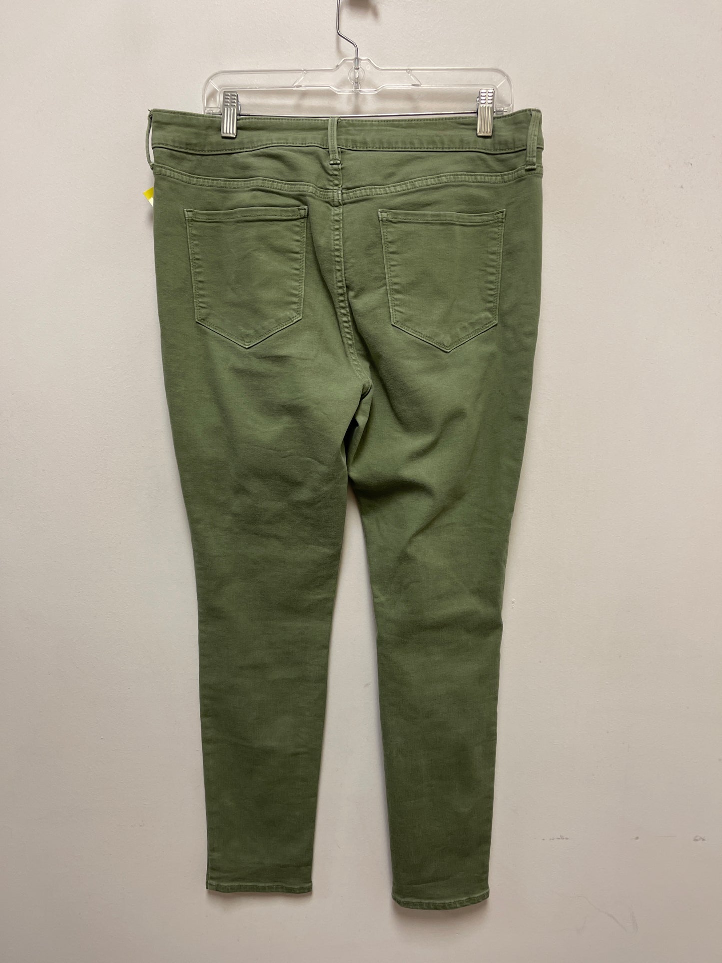 Jeans Skinny By Old Navy In Green Denim, Size: 14