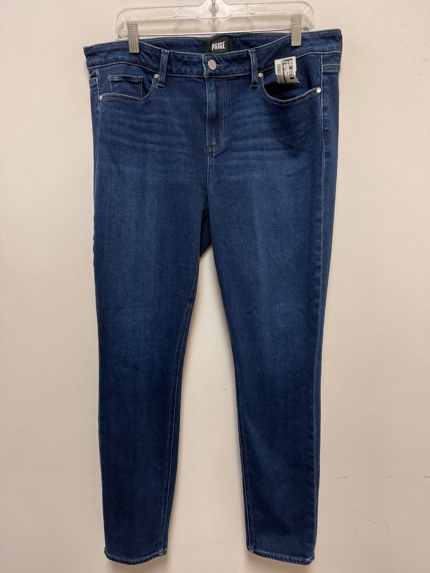 Jeans Designer By Paige In Blue Denim, Size: 18