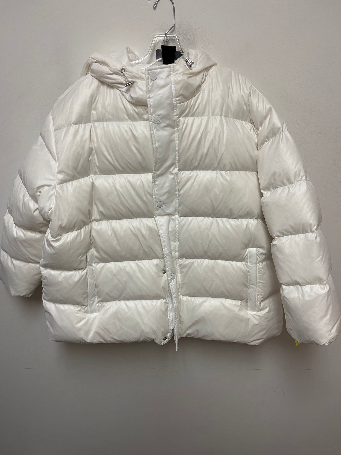 Jacket Puffer & Quilted By Clothes Mentor In White, Size: 2x