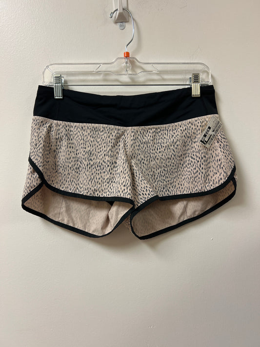 Athletic Shorts By Lululemon In Animal Print, Size: 6