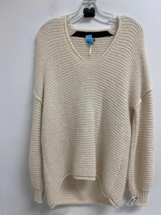 Sweater By Free People In Cream, Size: Xs