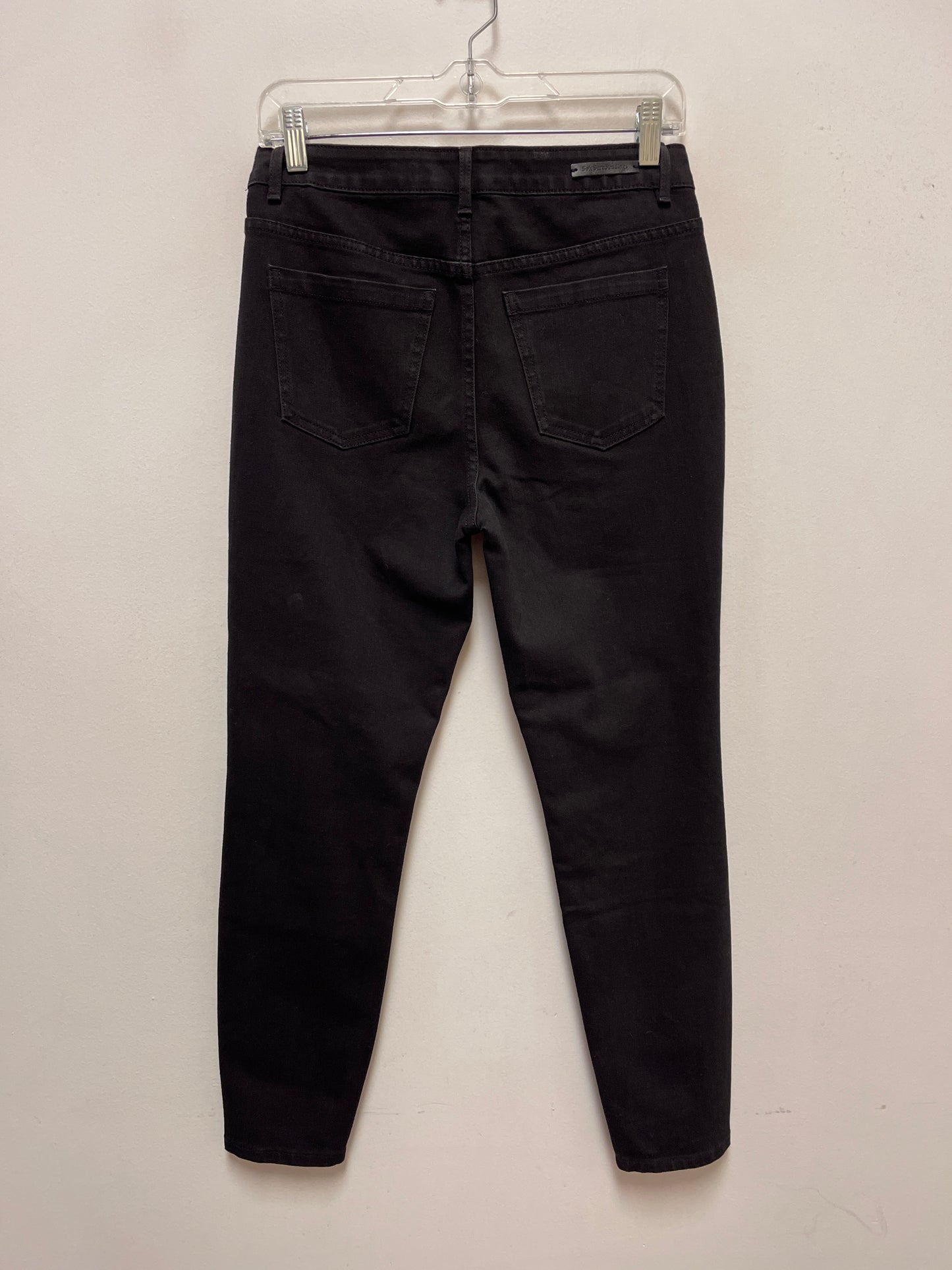 Jeans Skinny By Soft Surroundings In Black Denim, Size: 4