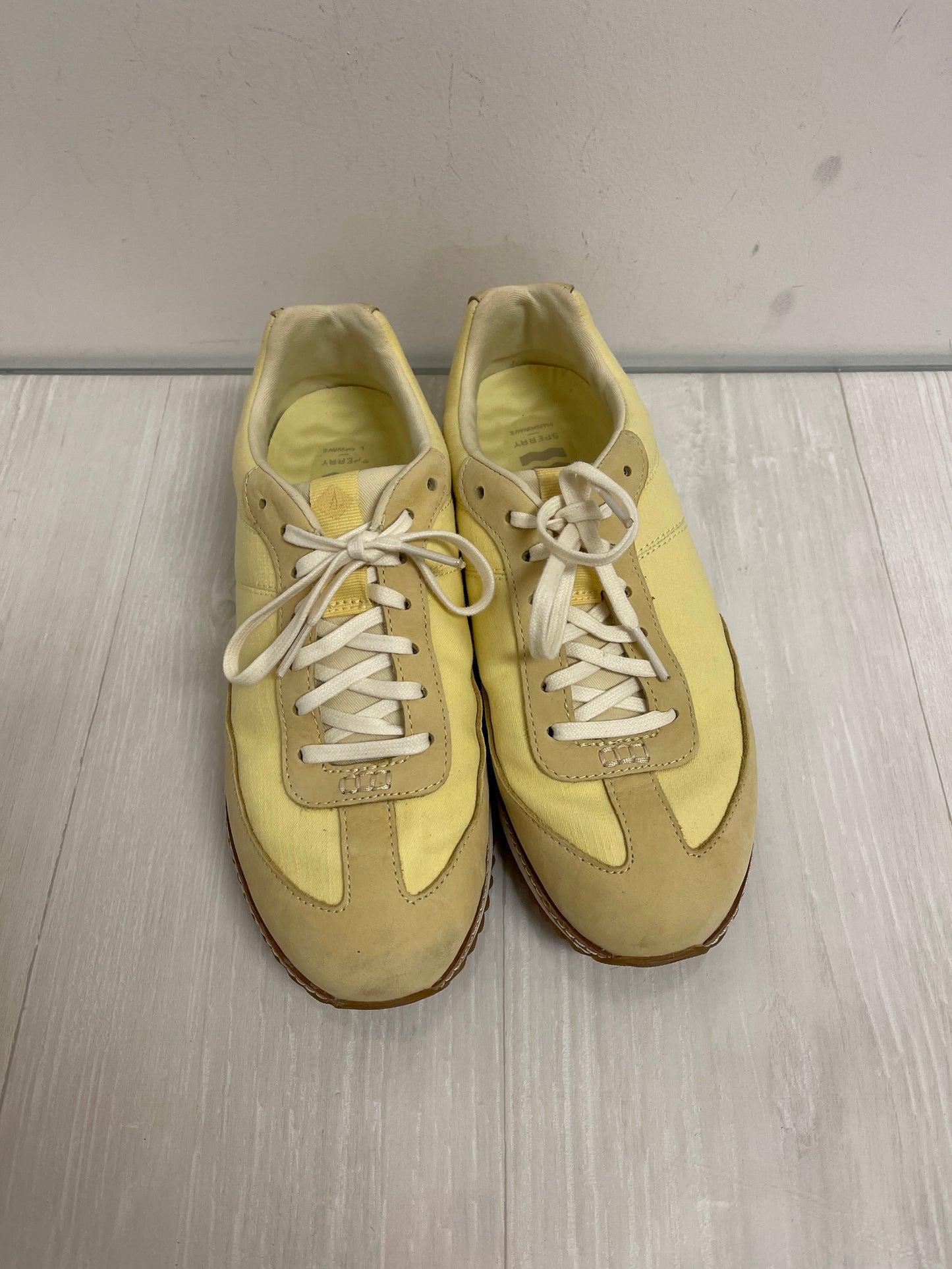 Shoes Sneakers By Sperry In Yellow, Size: 9.5