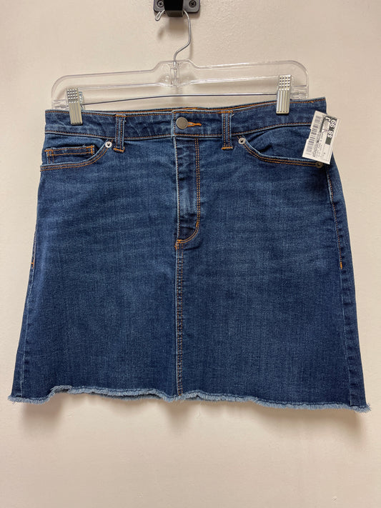 Skirt Mini & Short By Universal Thread In Blue Denim, Size: 6