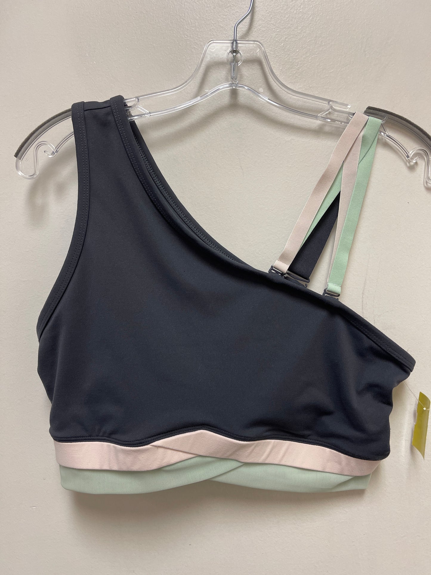 Athletic Bra By Fabletics In Blue & White, Size: L