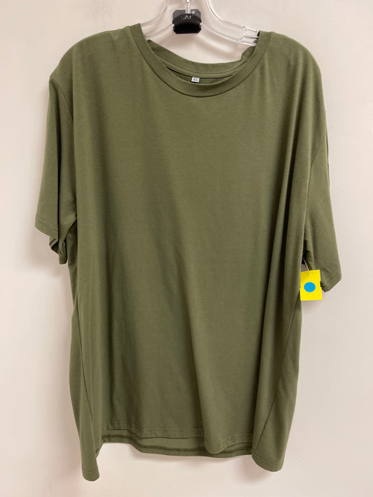 Top Short Sleeve By Clothes Mentor In Green, Size: Xl