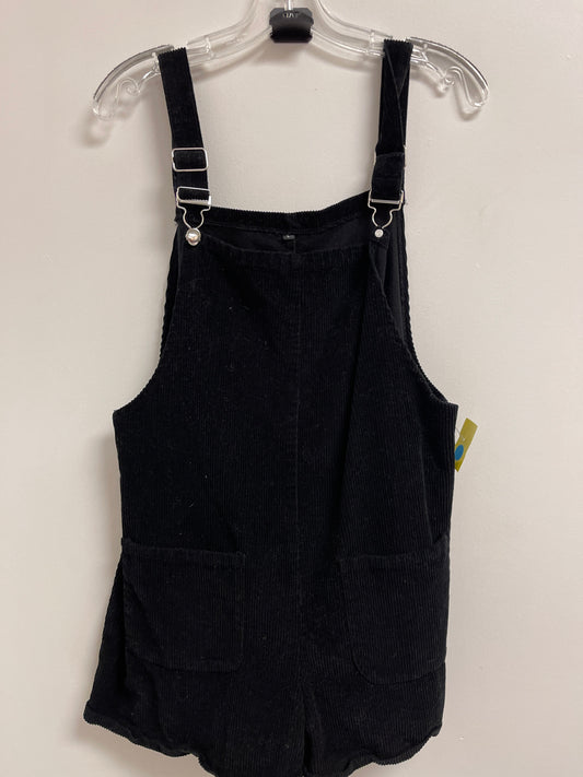 Shortalls By Clothes Mentor In Black, Size: L