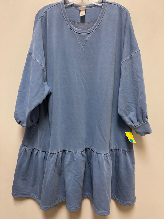 Dress Casual Short By H&m In Blue, Size: 2x