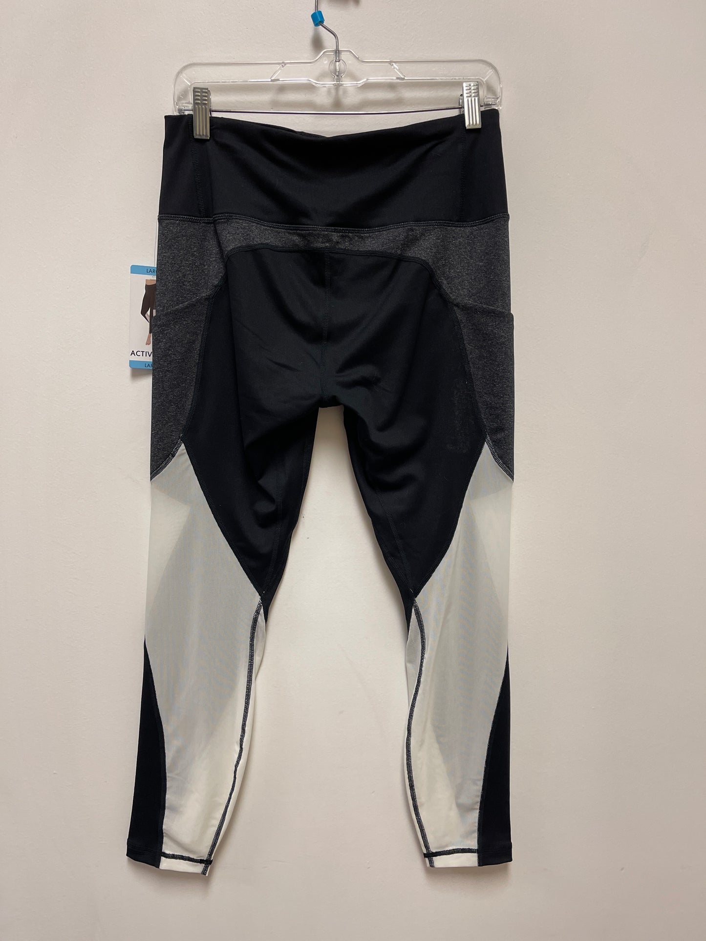 Athletic Leggings By Active Life In Black & White, Size: L