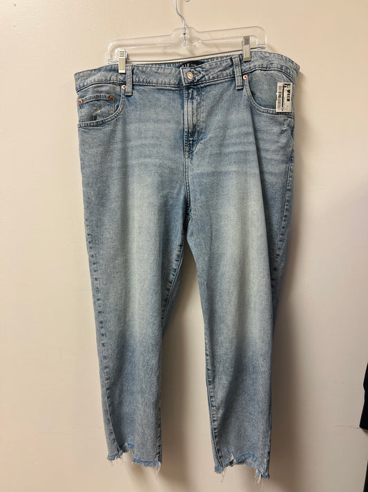 Jeans Boyfriend By Gap In Blue Denim, Size: 18