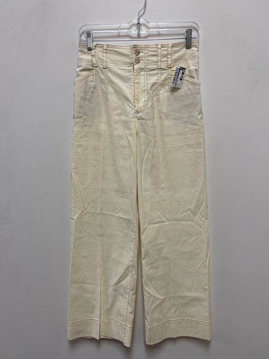 Pants Wide Leg By Anthropologie In Cream, Size: 2