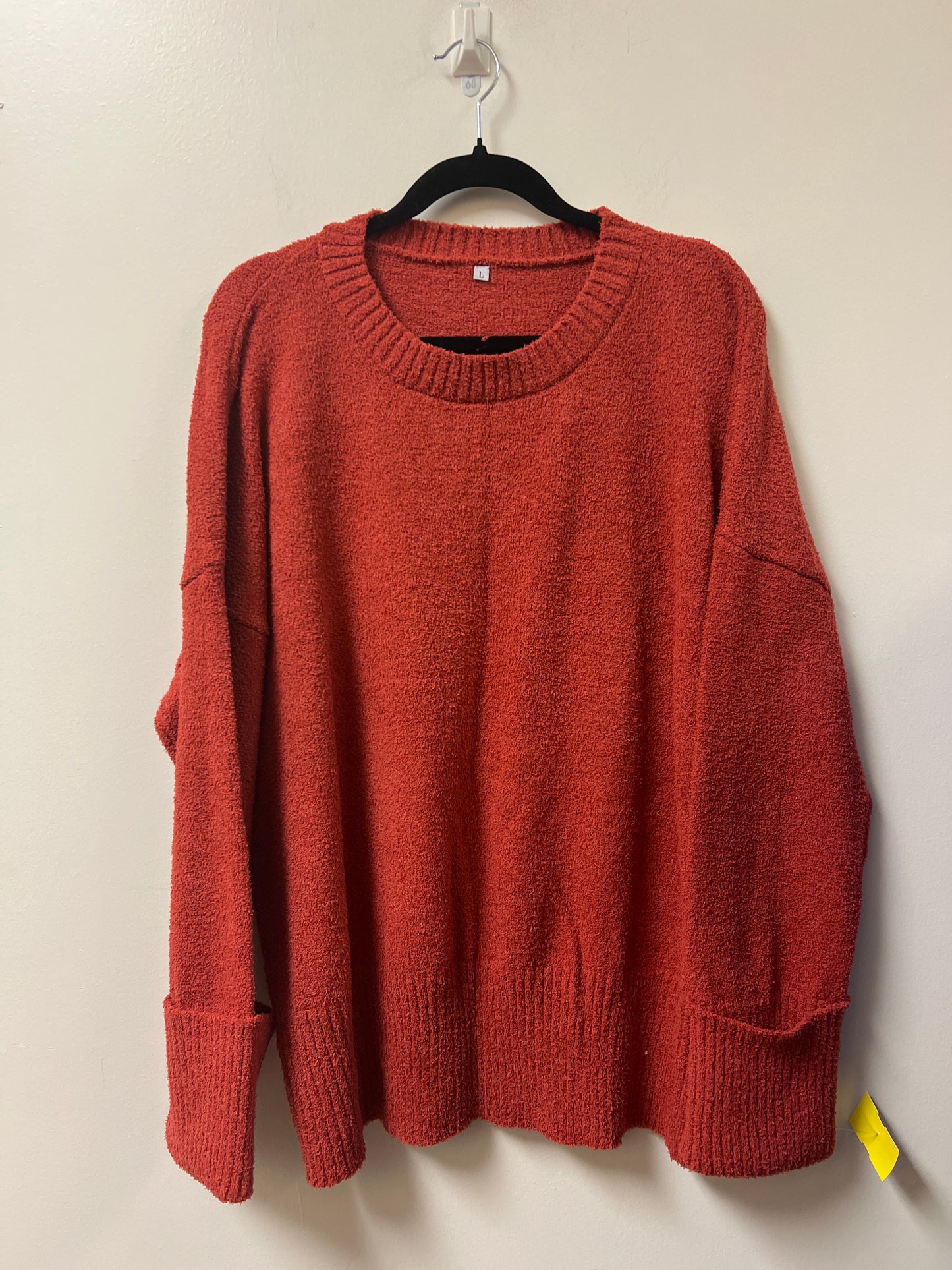 Sweater By Clothes Mentor In Red, Size: L