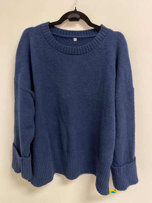 Sweater By Clothes Mentor In Blue, Size: L