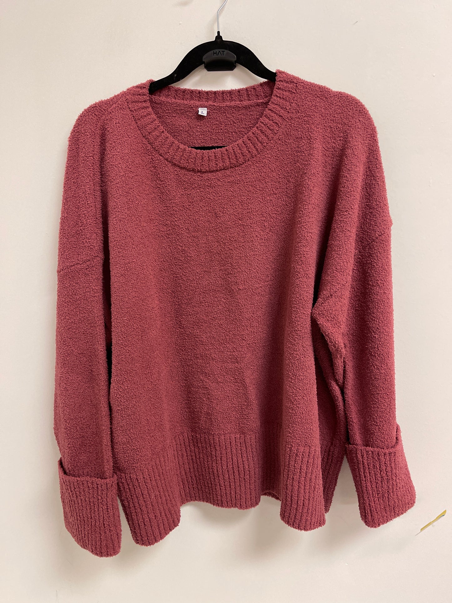 Sweater By Clothes Mentor In Pink, Size: L