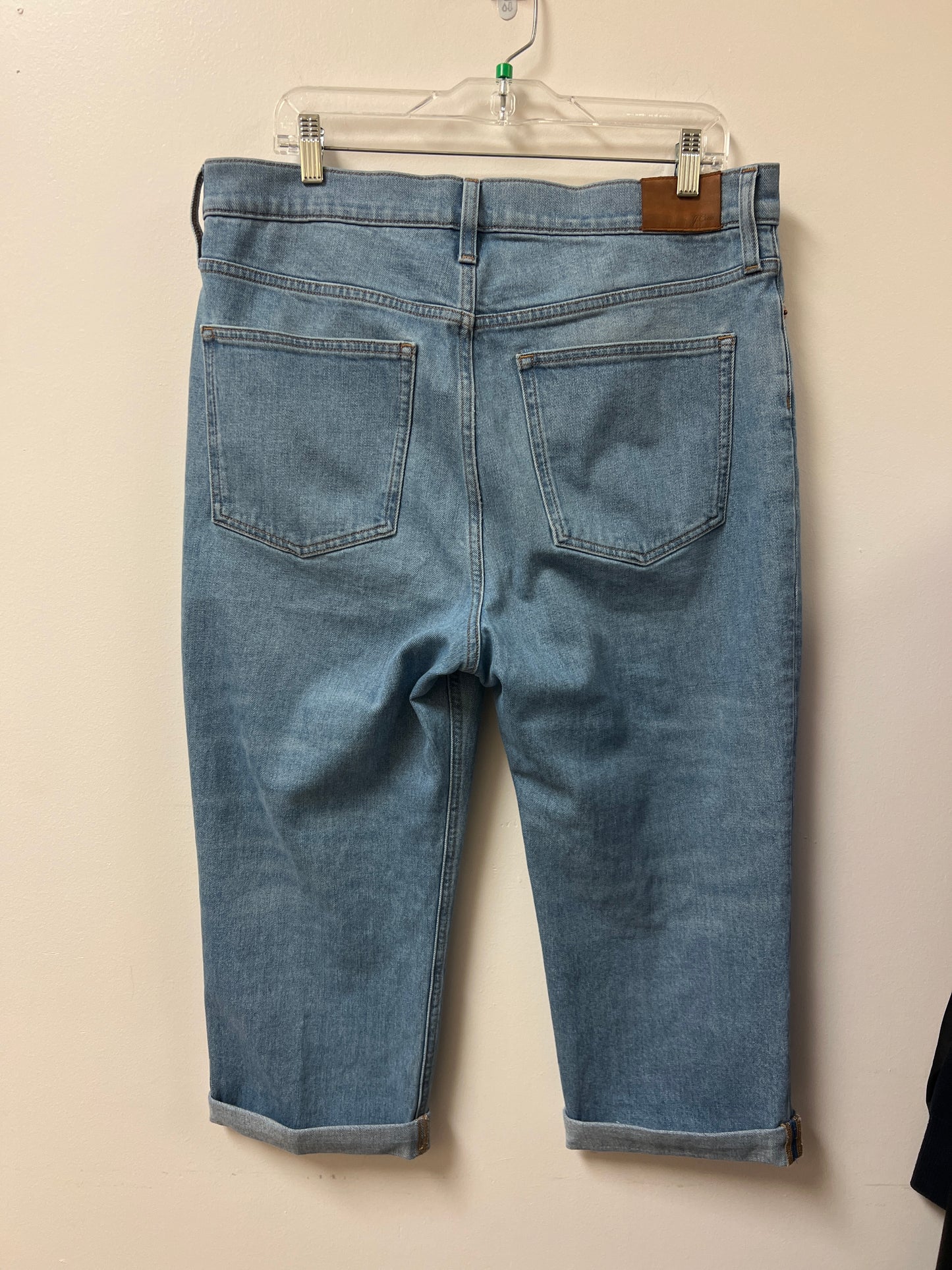 Jeans Straight By J. Crew In Blue Denim, Size: 14p