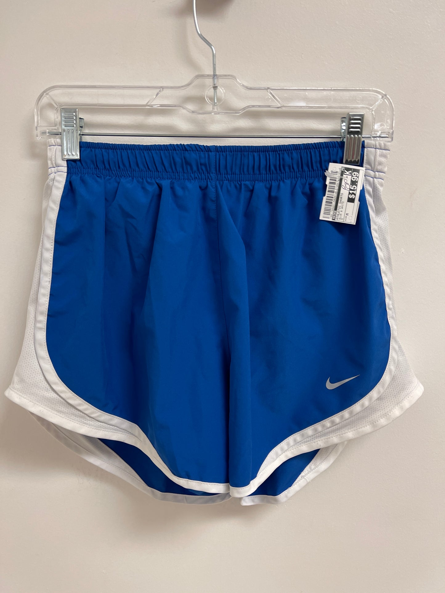 Athletic Shorts By Nike In Blue & White, Size: M