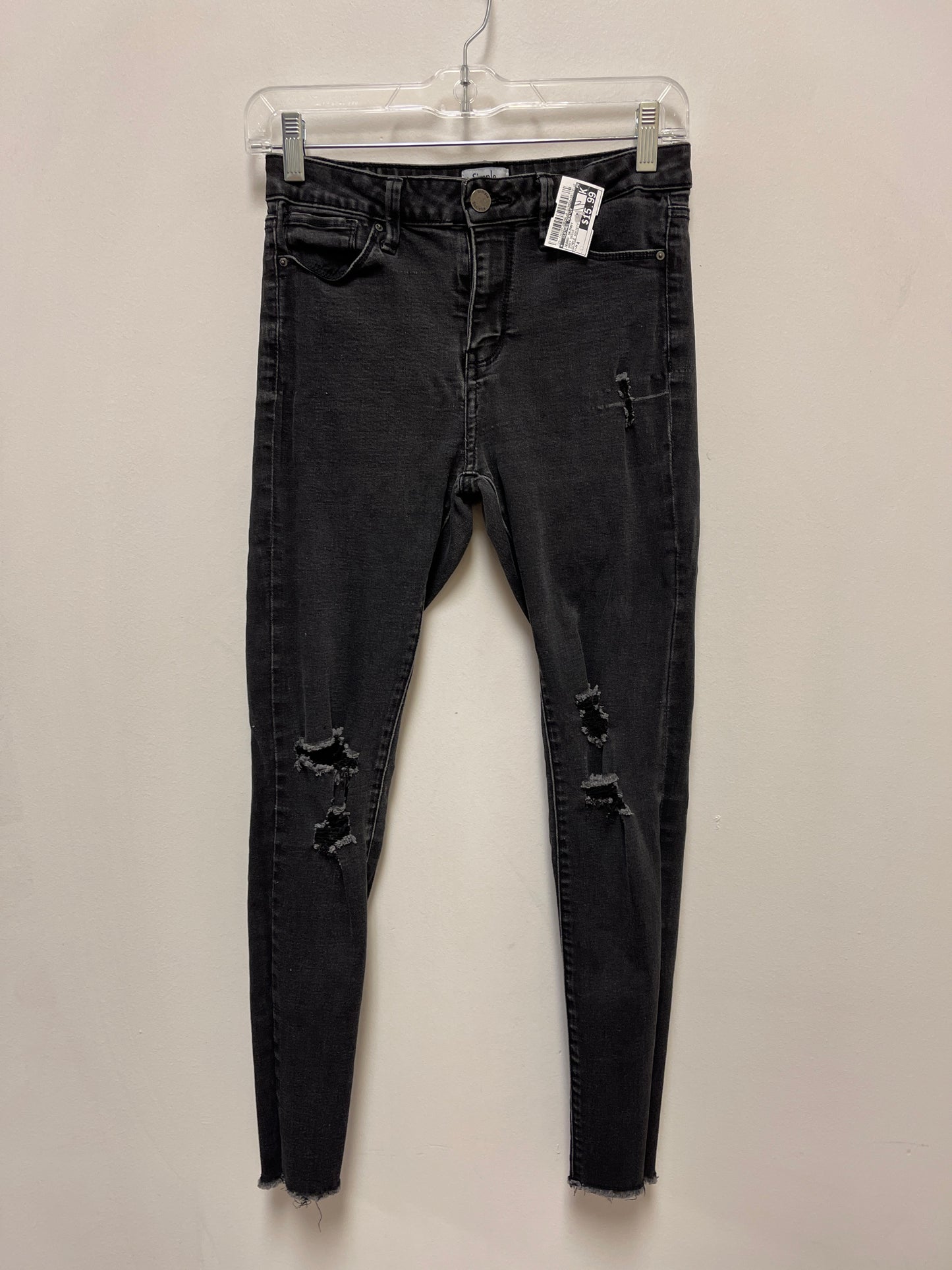 Jeans Skinny By Clothes Mentor In Grey Denim, Size: 4